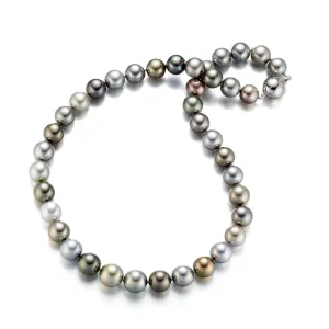 10-12mm Multi-Color Tahitian Pearl Necklace