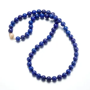 10mm Lapis Necklace