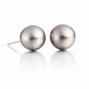 12mm Tahitian Pearl Earrings