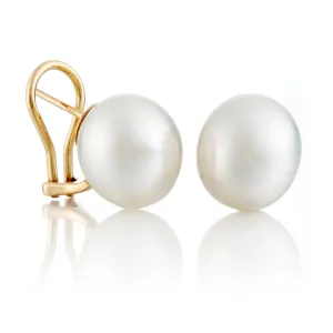 13mm White South Sea Pearl Earrings