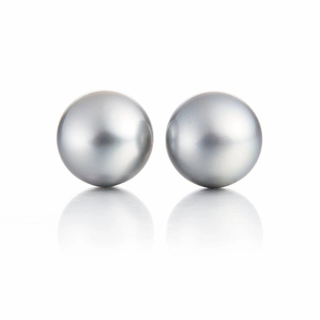 13mm Tahitian Pearl Earrings