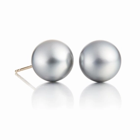 13mm Tahitian Pearl Earrings