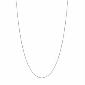 14K White Gold 16 Inches Box Chain