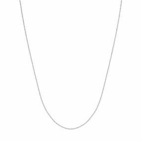14K White Gold 18 Inches Box Chain
