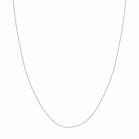 14K White Gold 18 Inches Rope Chain