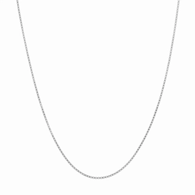 14K White Gold 20 Inches Box Chain