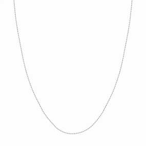 14K White Gold 20 Inches Rope Chain