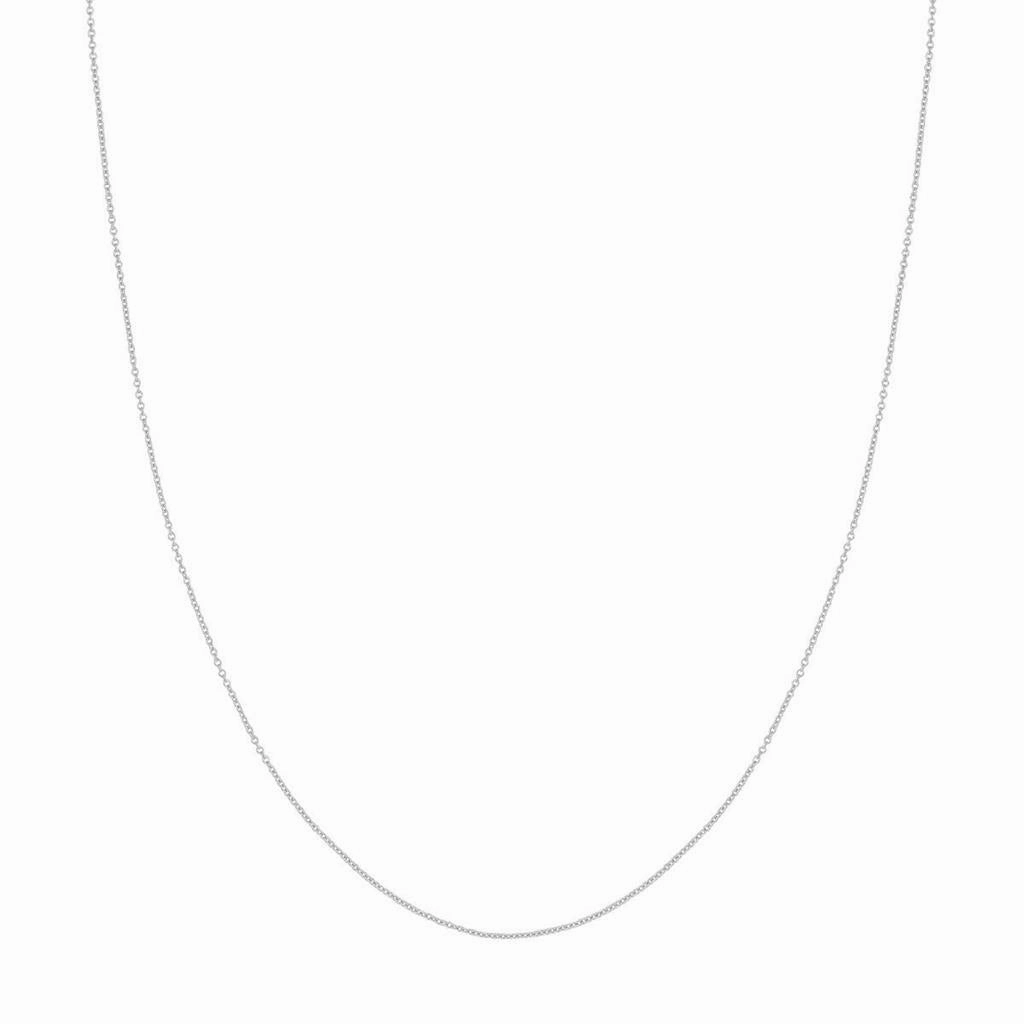 14K Yellow Gold 18 Inches Diamond Cut Cable Chain