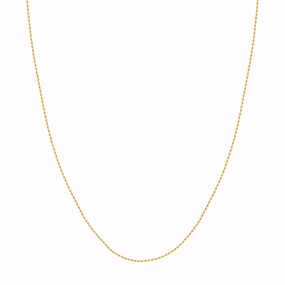 14K Yellow Gold 18 Inches Rope Chain