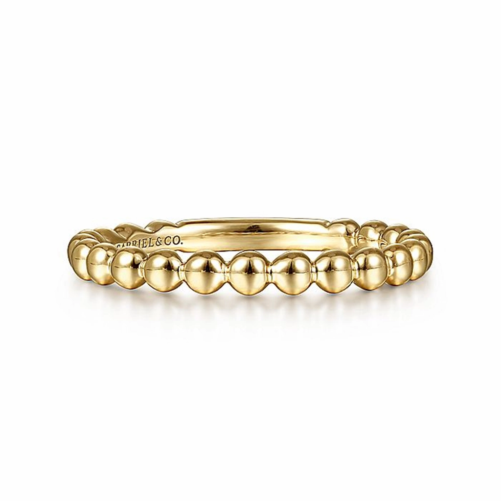 14K Yellow Gold Bujukan Stackable Fashion Ring