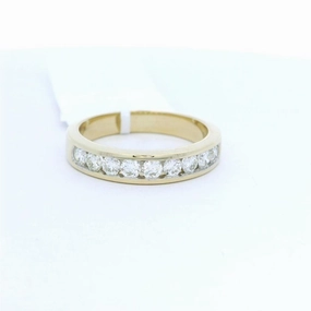 14K Yellow Gold Classic Channel Set Ring