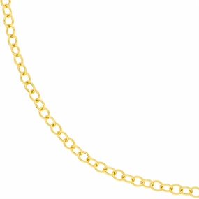 14K Yellow Gold Rolo Bracelet