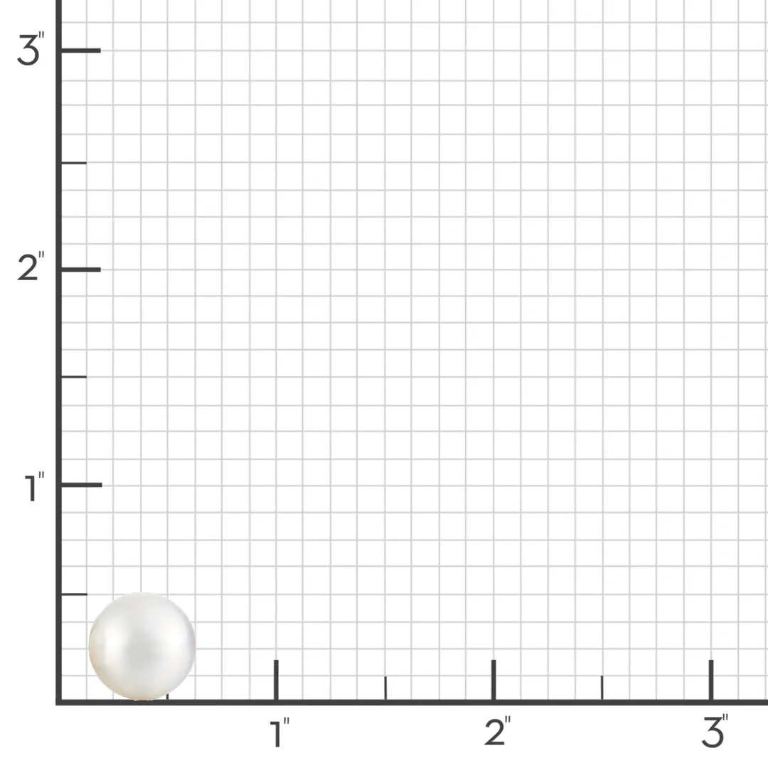 14mm White South Sea Pearl Earrings