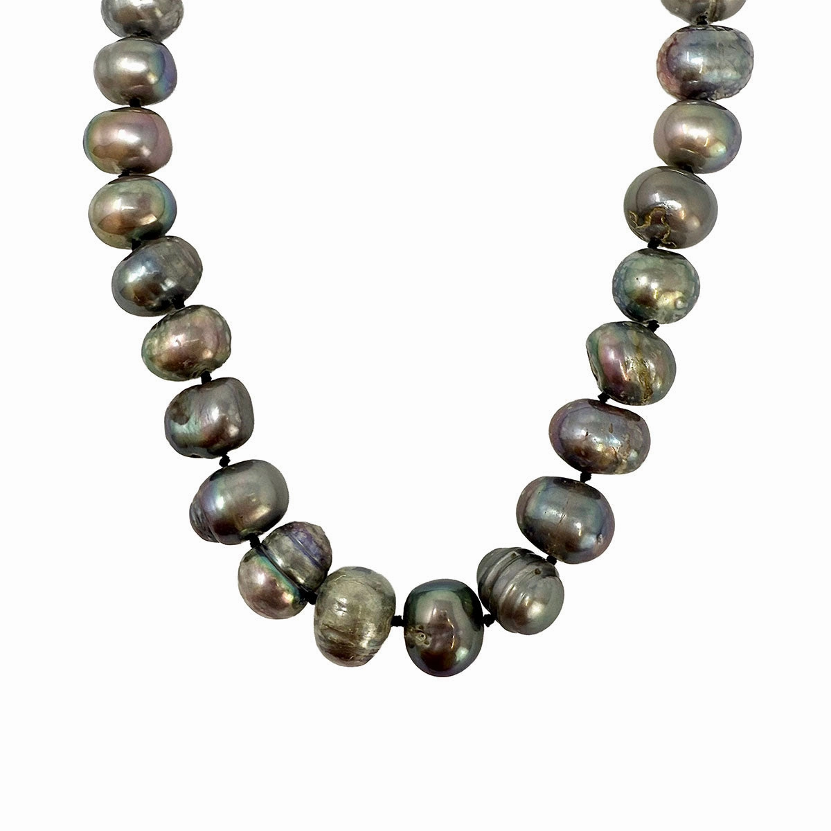 18" Freshwater Pearl Necklace with14K Gold Ball Clasp