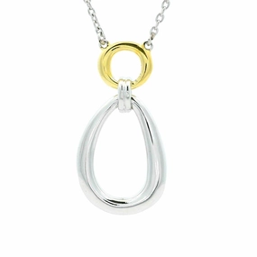 18K Yellow Gold Vermeil 'Linda' Pendant Necklace