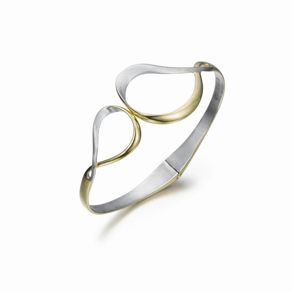 18K Yellow Gold Vermeil 'Venice' Cuff Bracelet