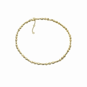 18K Yellow Gold Vermeil Nugget Necklace