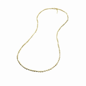 18K Yellow Gold Vermeil Nugget Necklace
