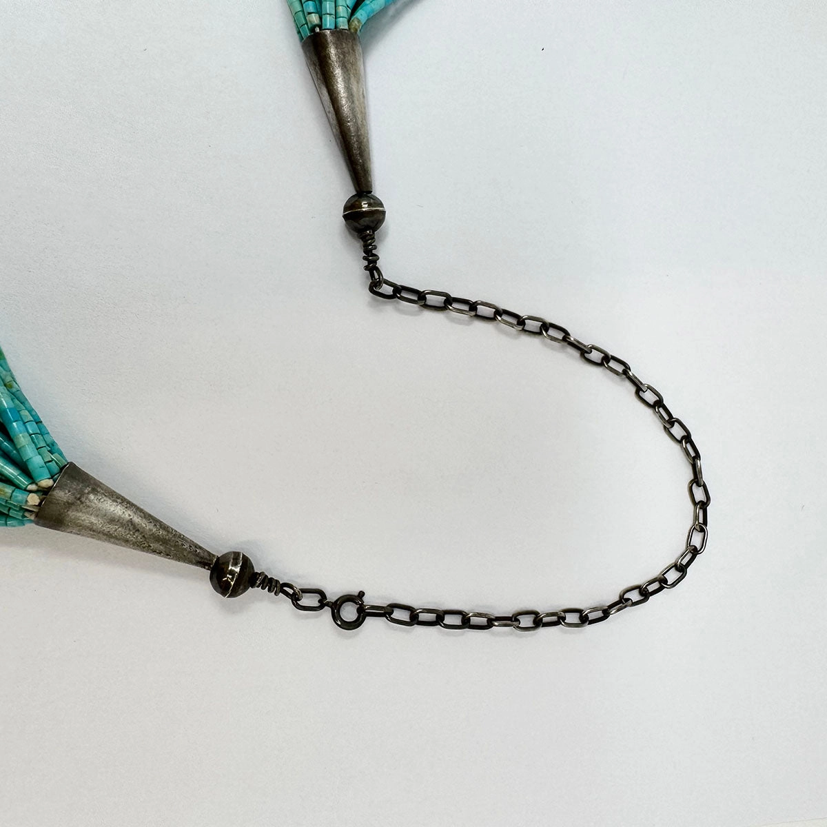20 Strand Turquoise Heishi Necklace