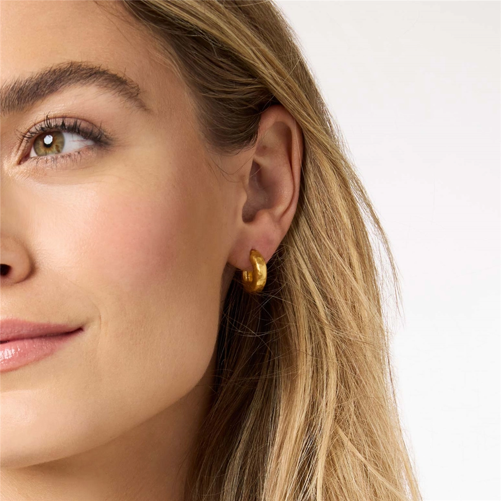 24K Yellow Gold Overlay 'Catalina' 2-In-1 Earring