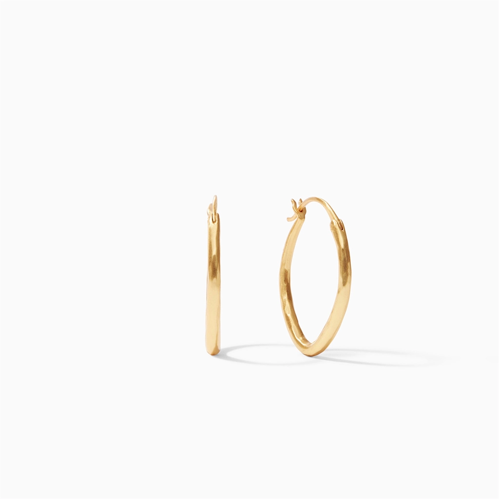 24K Yellow Gold Overlay 'Fleur-De-Lis' 2-In-1 Dangle Earrings