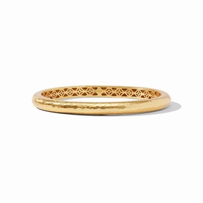 24K Yellow Gold Overlay 'Havana' Bangle