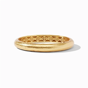 24K Yellow Gold Overlay 'Havana' Statement Bangle