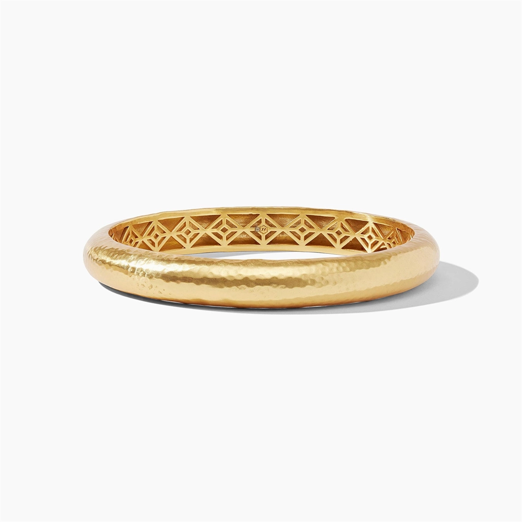 24K Yellow Gold Overlay 'Havana' Statement Bangle