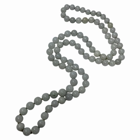 30" Jade Bead Necklace