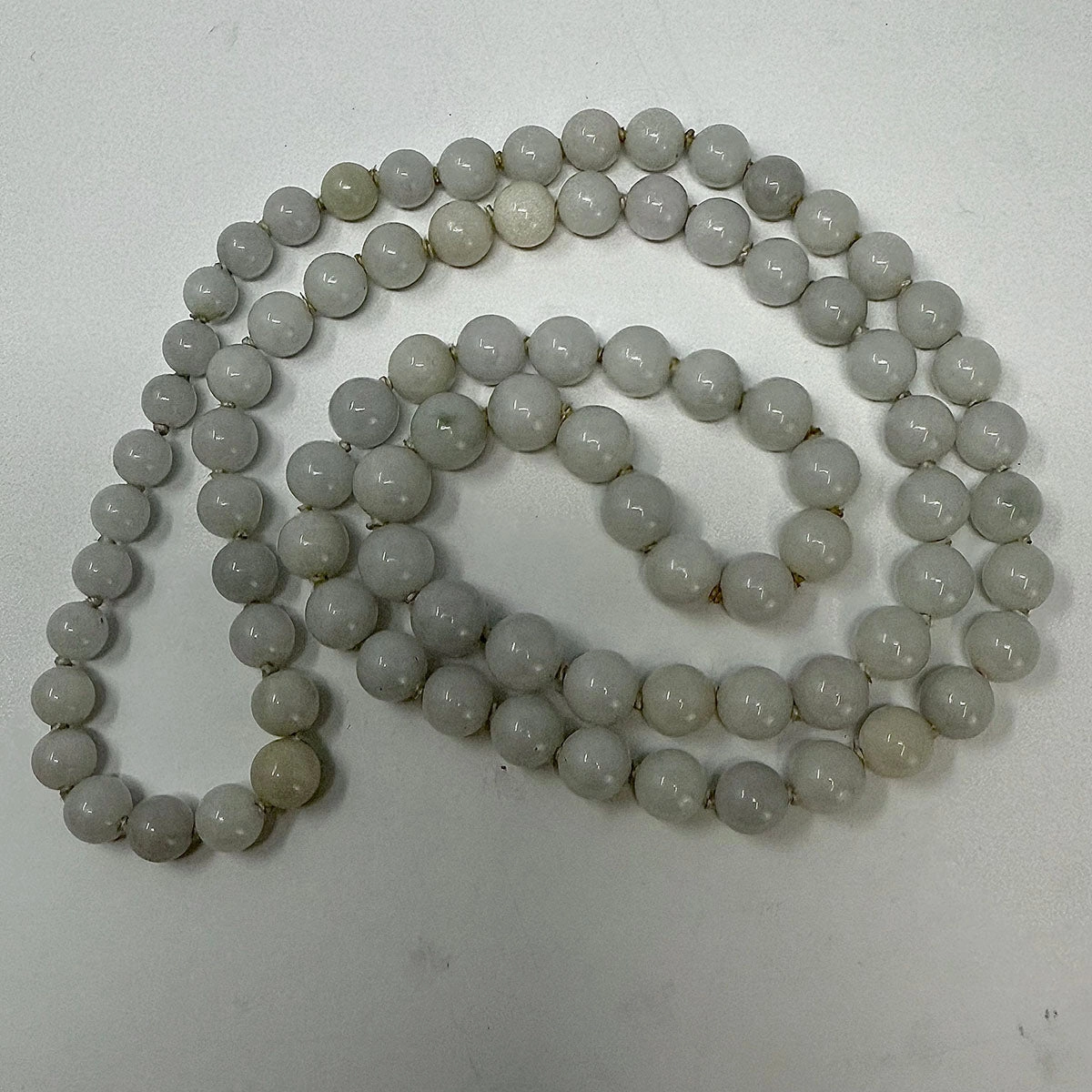 30" Jade Bead Necklace