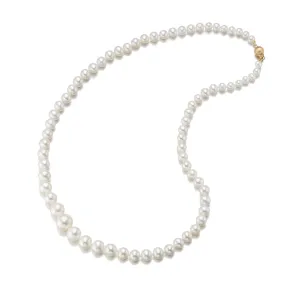 4-9mm Graduated Pearl Necklace