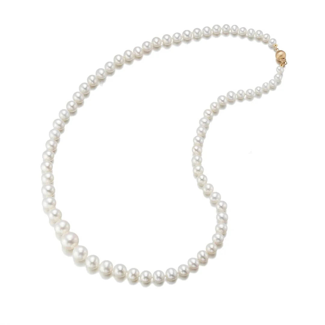 4-9mm Graduated Pearl Necklace