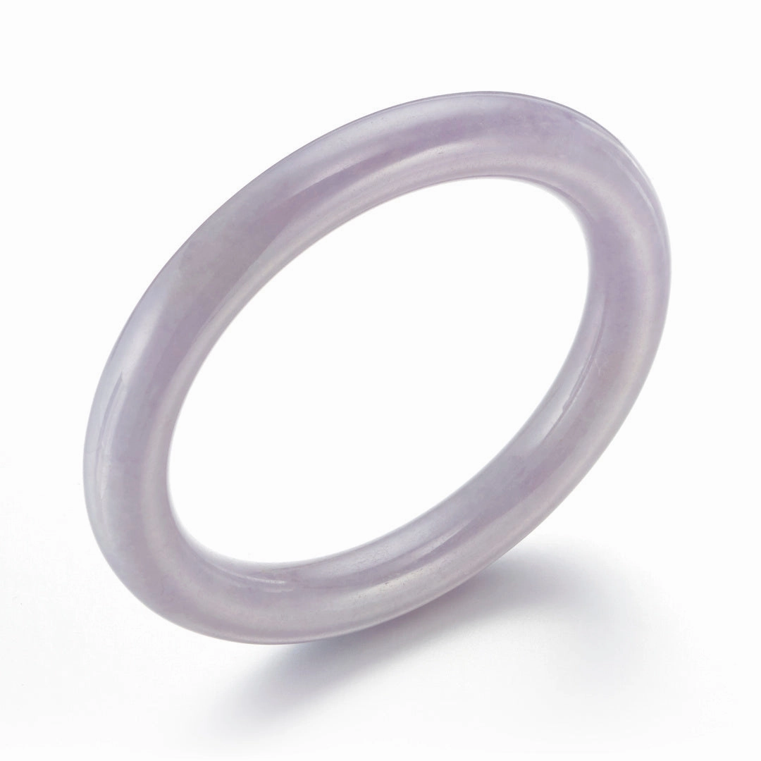 58mm Lavender Jade Smooth Bangle