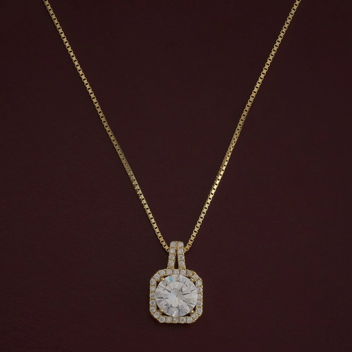 92.5 Silver Pendant with Chain and Earring Set 180969