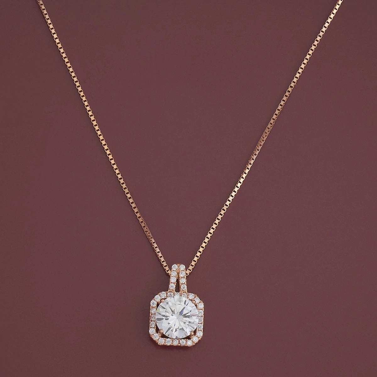 92.5 Silver Pendant with Chain and Earring Set 180969