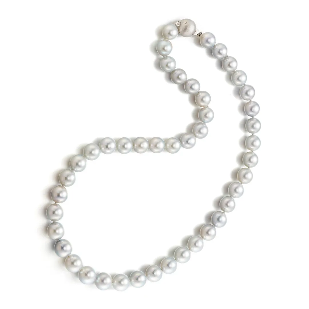 9mm Blue Akoya Pearl Necklace