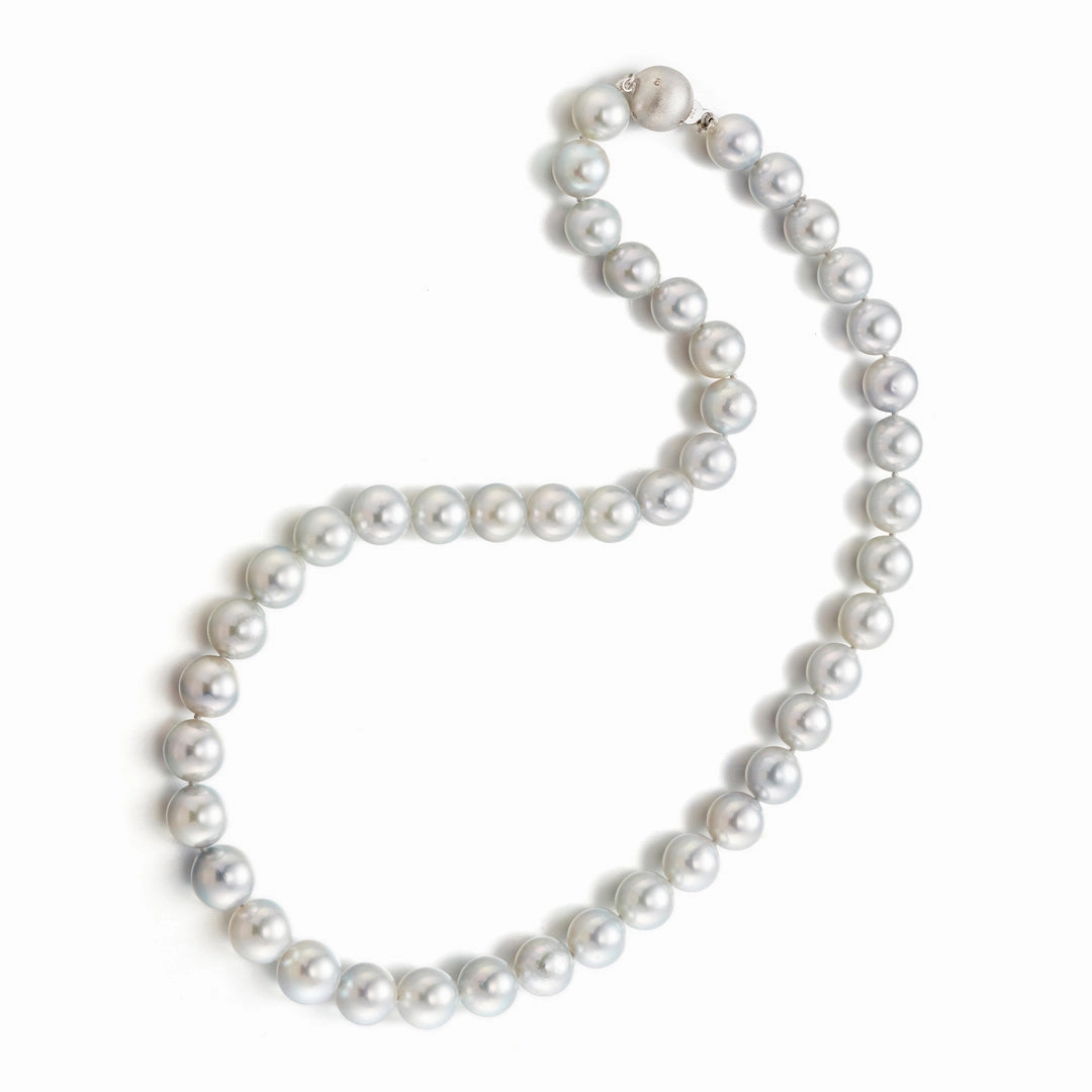 9mm Blue Akoya Pearl Necklace