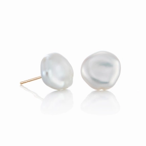 9mm Keshi Pearl Earrings