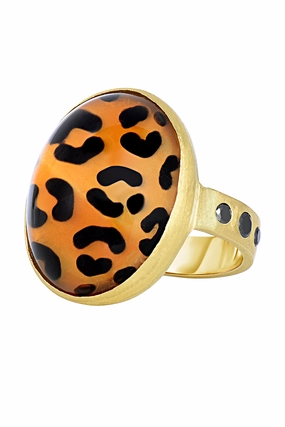 Alice K Wildlife Citrine Ring