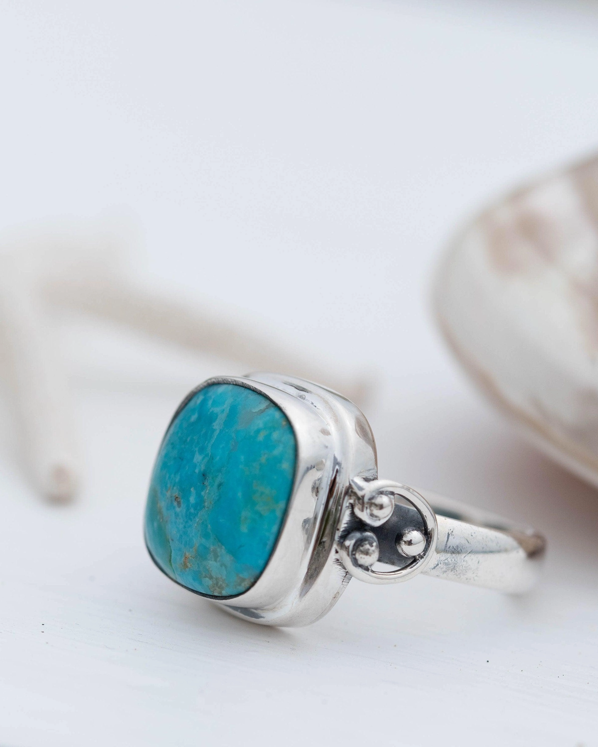 Alice Ring ~ Turquoise ~ Sterling Silver 925 ~ MR259