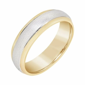 Alliance en or jaune 18 carats et argent 925