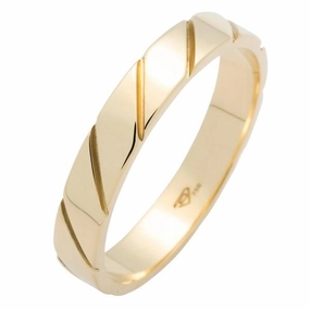 Alliance en or jaune 18 carats