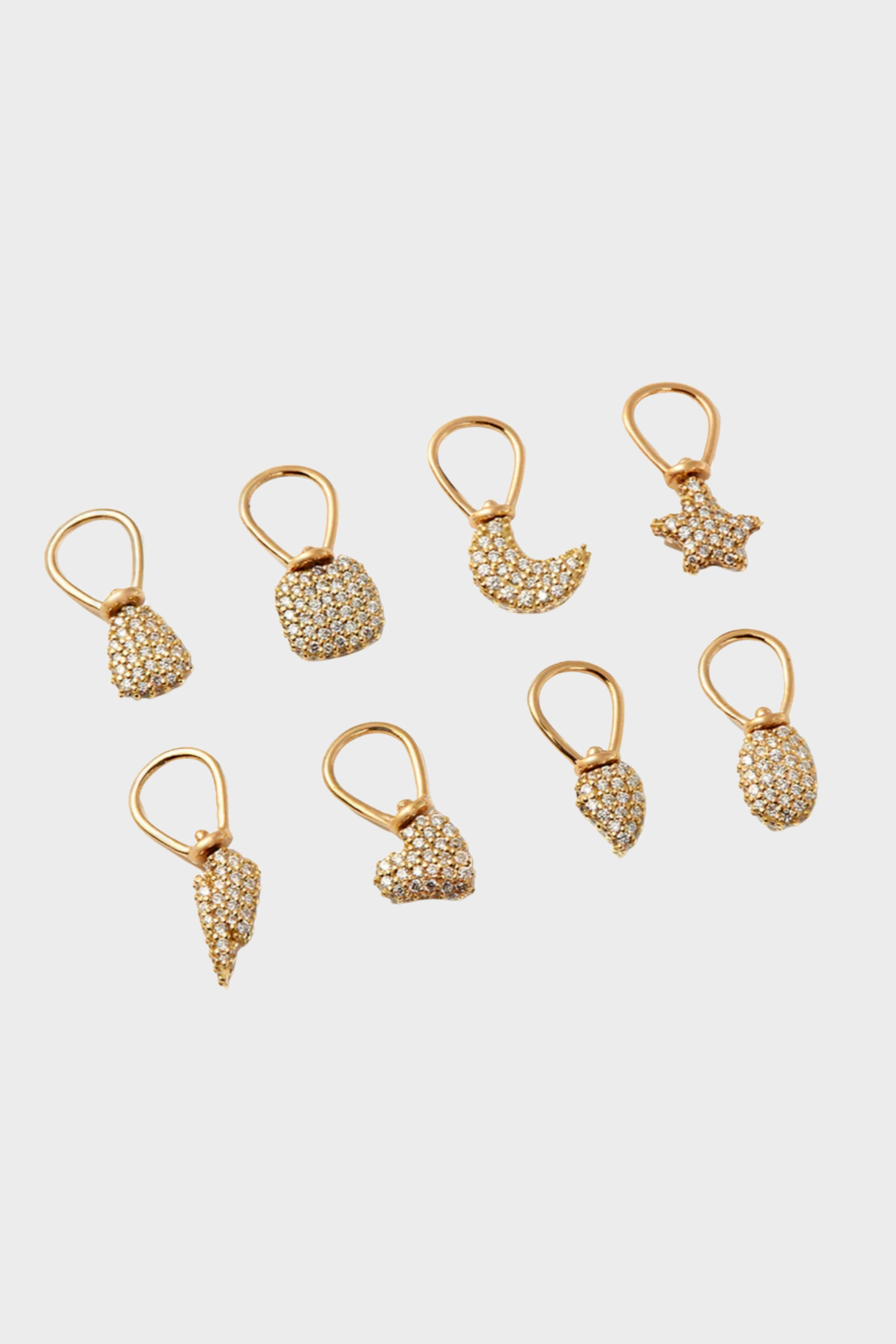 Allstone Itty Bitty Moon, Yellow Gold