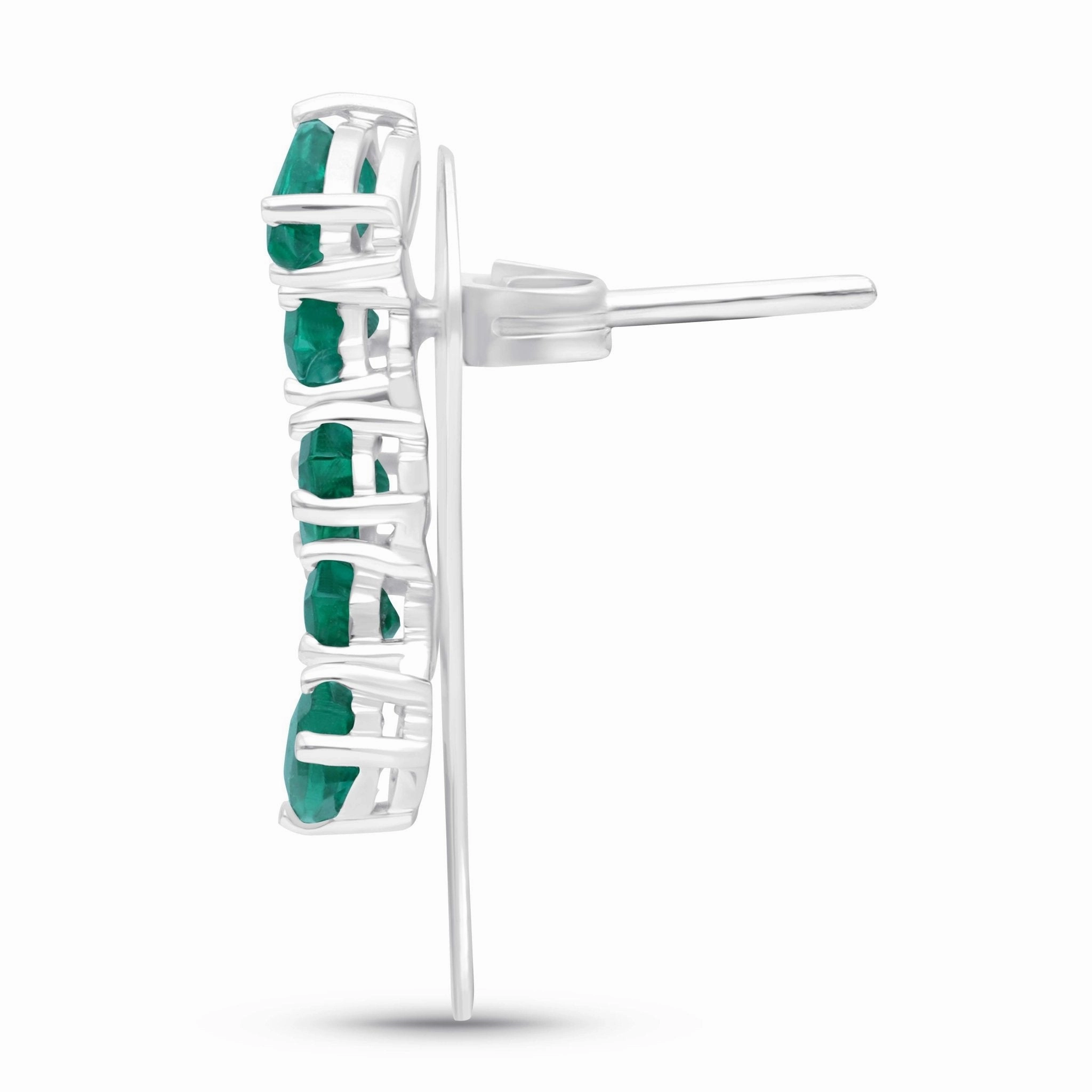 Althea Climber Earrings - WG