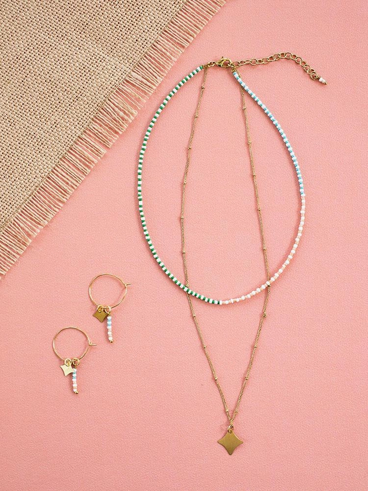 Americana Hoop Earrings - Gold