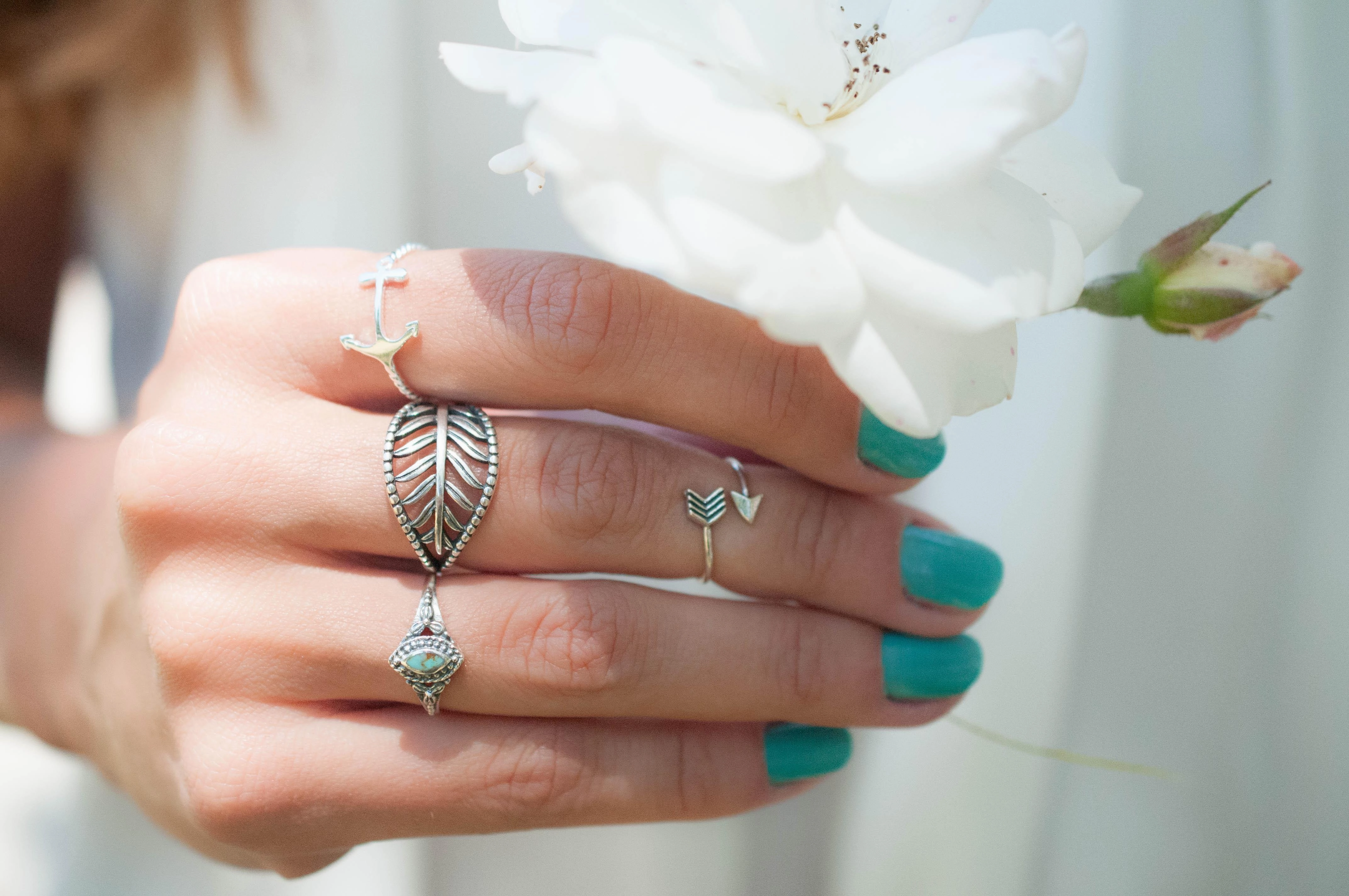 Anchor Ring~ Sterling Silver 925~ SMR090