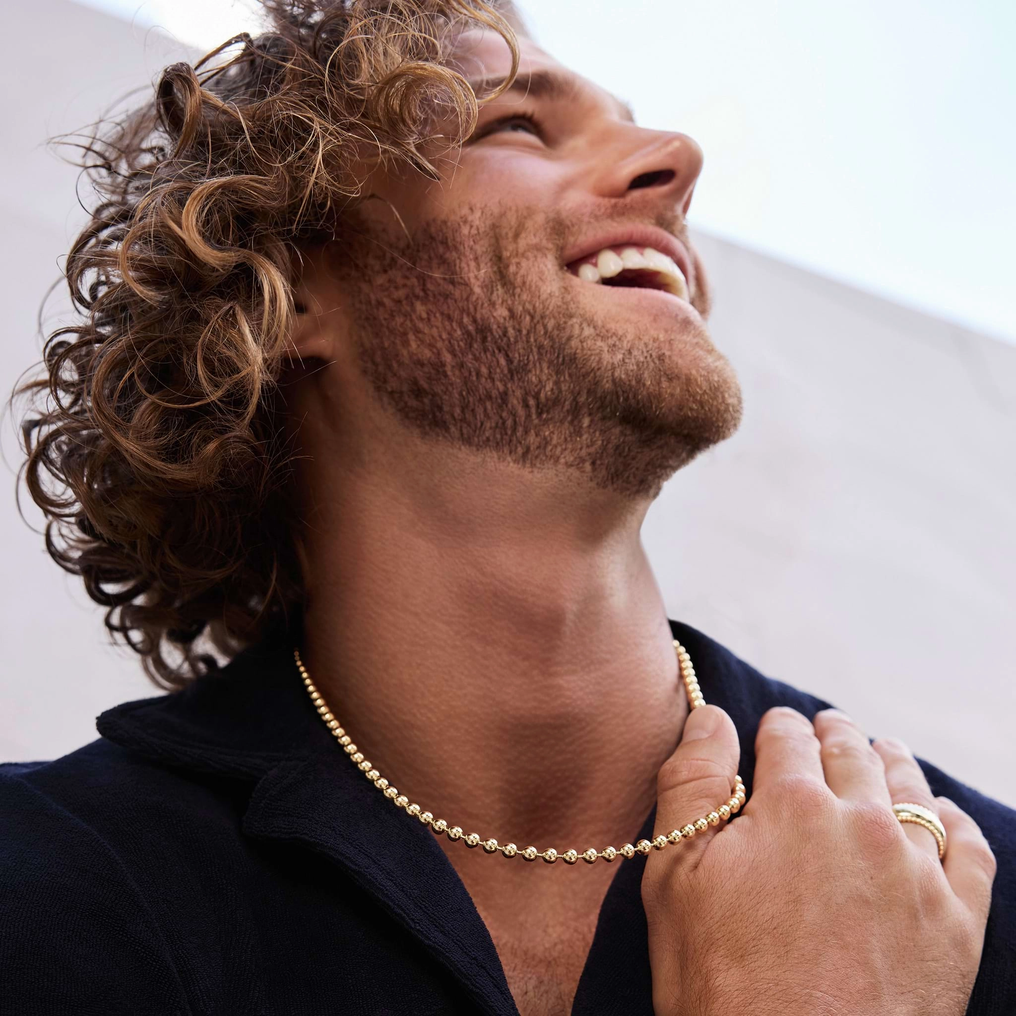 Anthem 18K Gold Ball Chain Necklace
