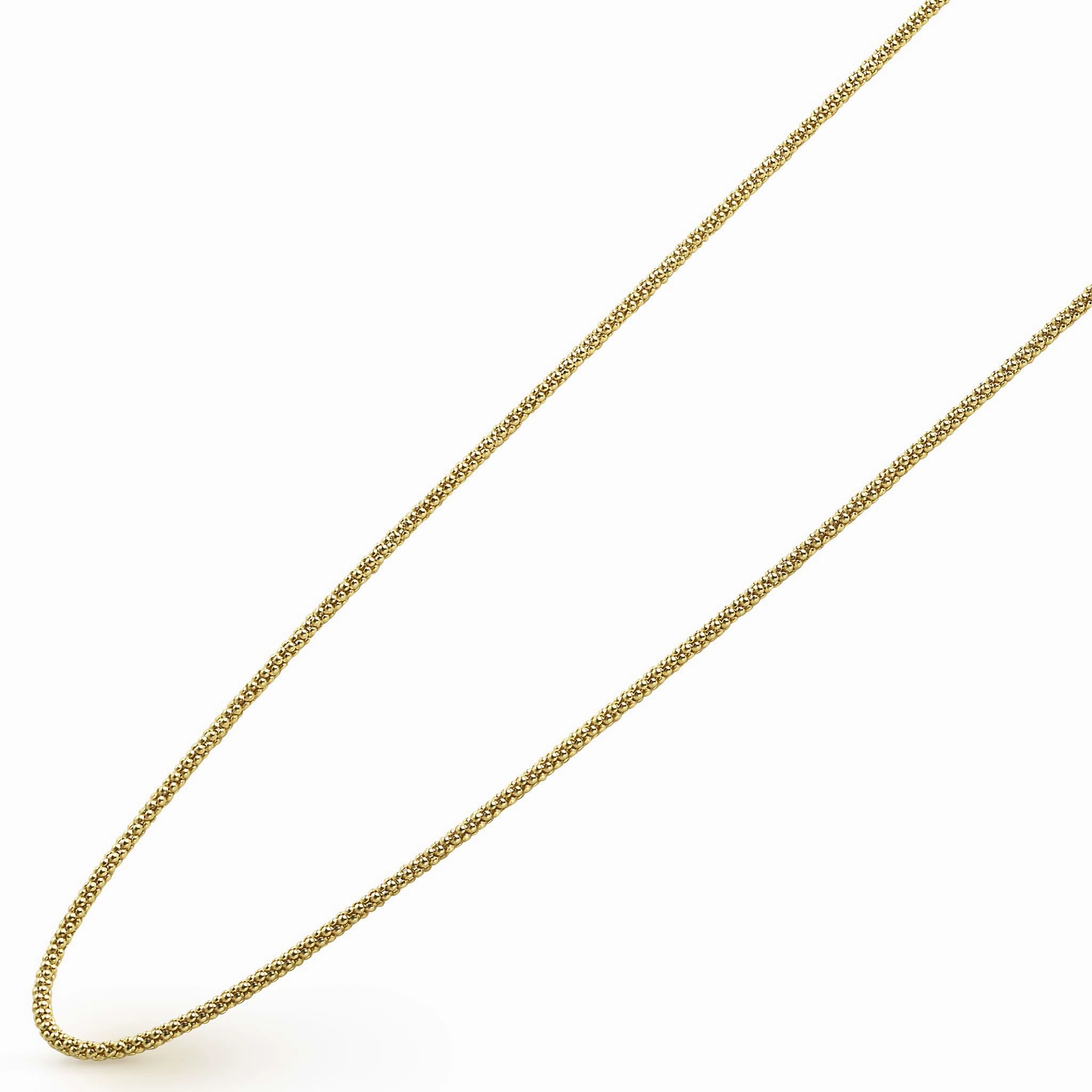 Anthem 18K Gold Caviar Chain Necklace | 2mm