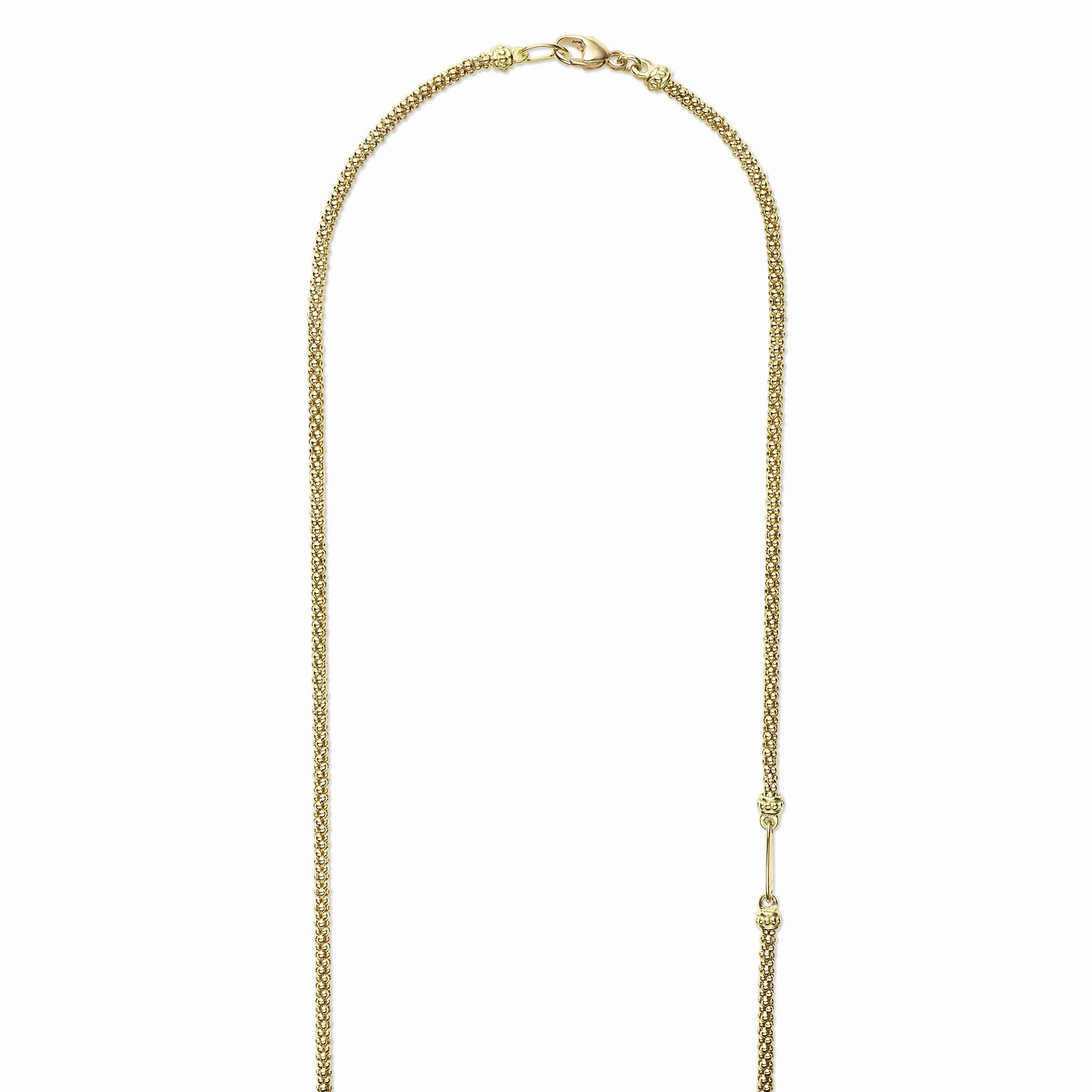 Anthem 18K Gold Caviar Chain Necklace | 2mm