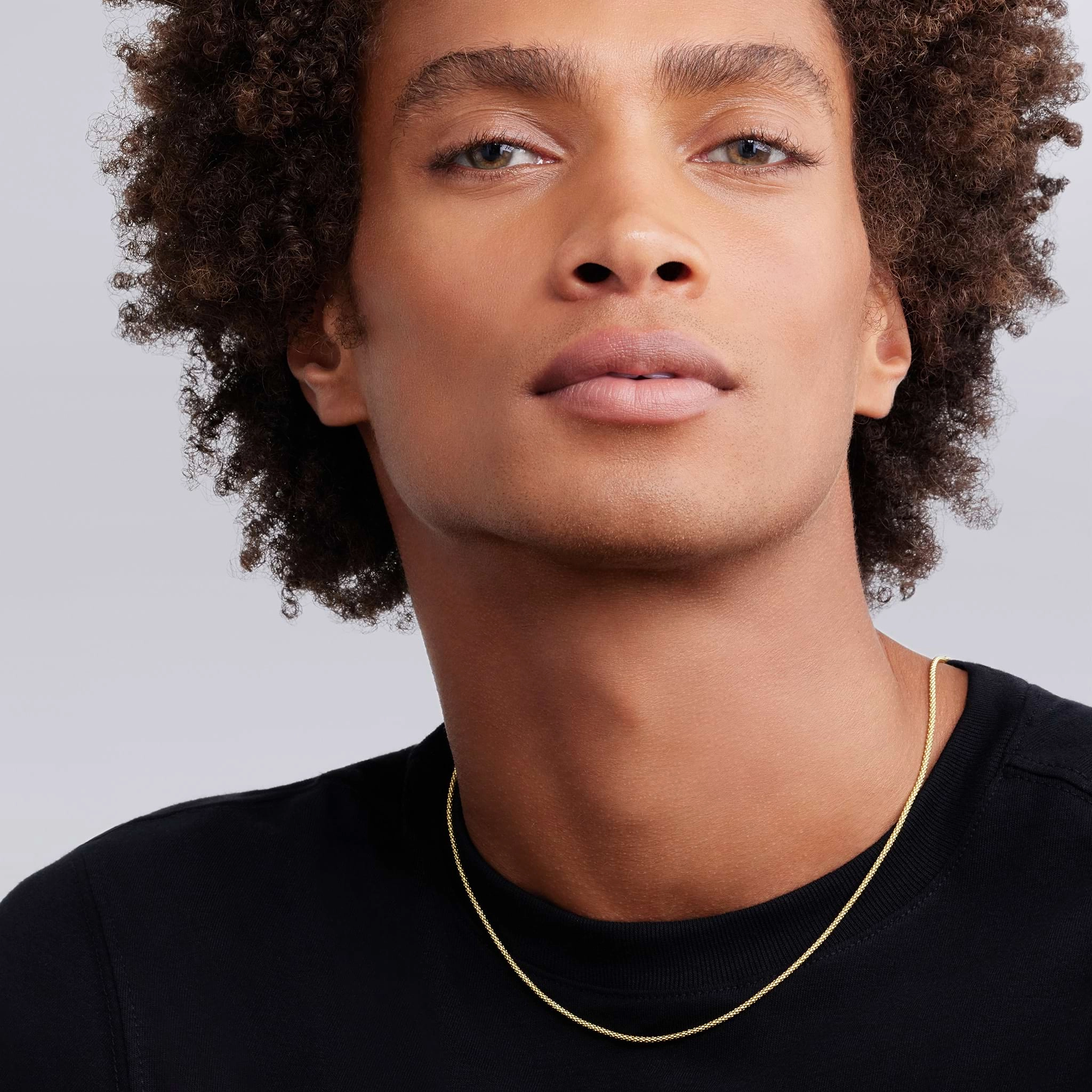 Anthem 18K Gold Caviar Chain Necklace | 2mm